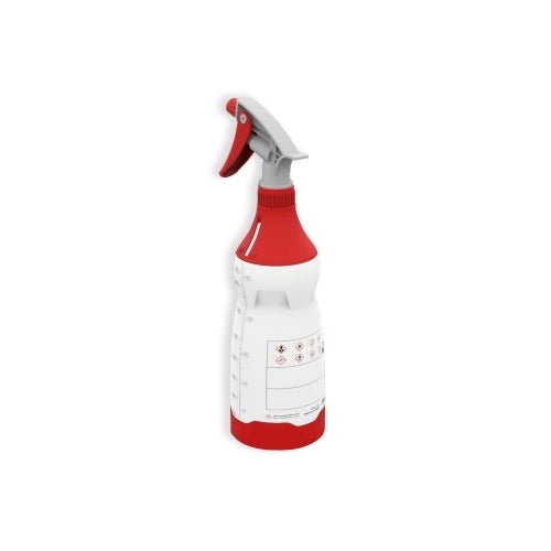 MaxShine, Kemiresistent Triggerflaske 750ml - Rød