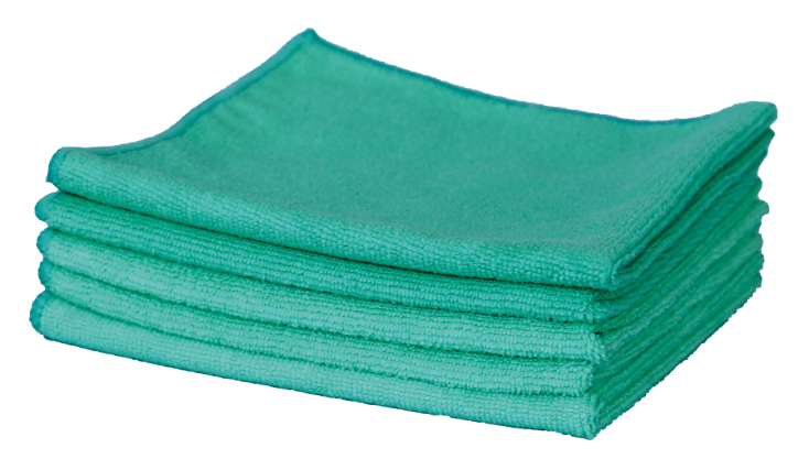 MaxShine, Microfiberklud 300 Gsm 40x40cm Grøn 5 Stk